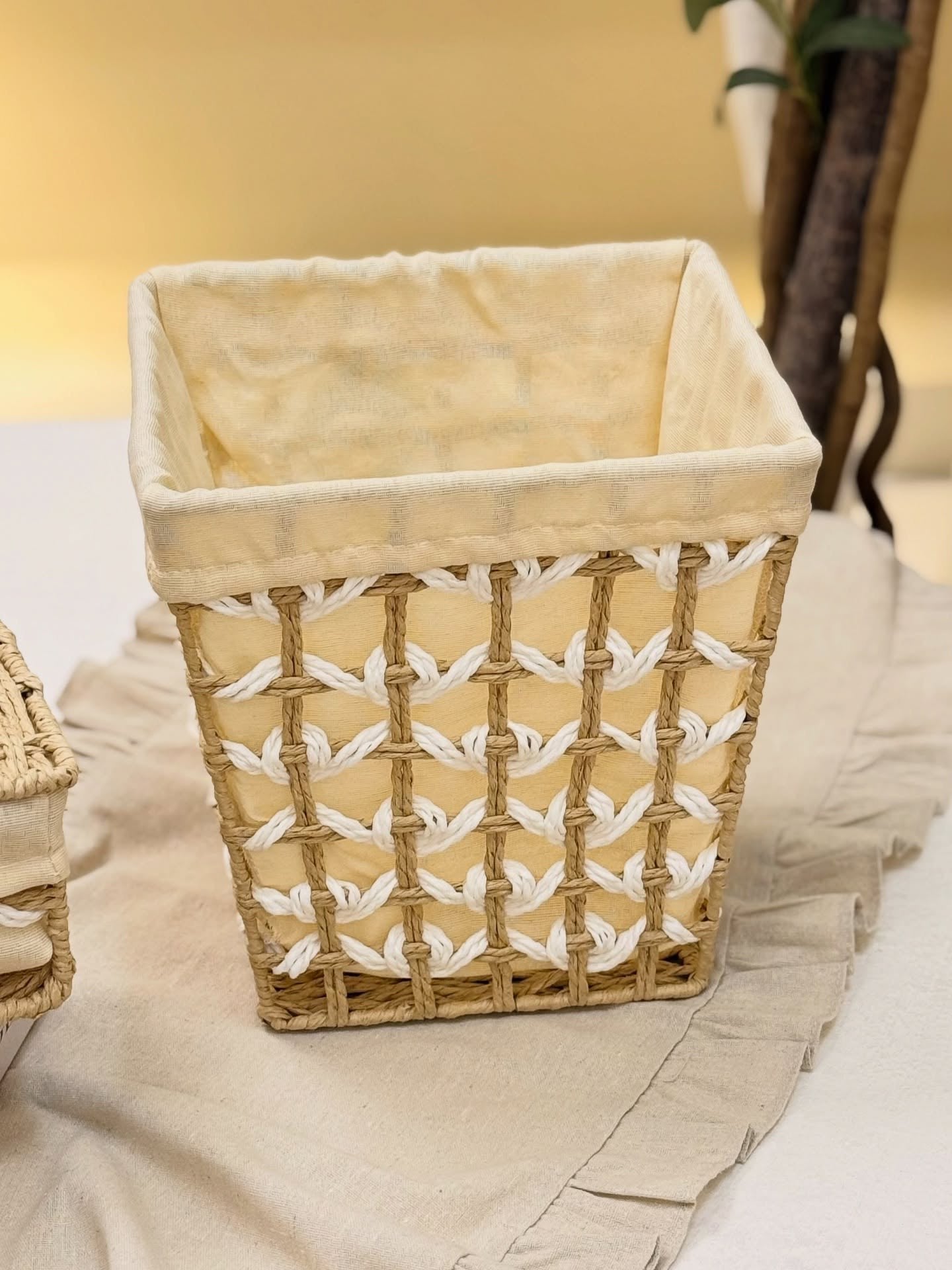 Panier de rangement + Boîte à serviettes
