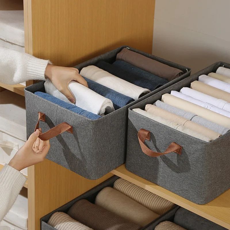 Panier de Rangement en Tissu – Pratique et Élégant