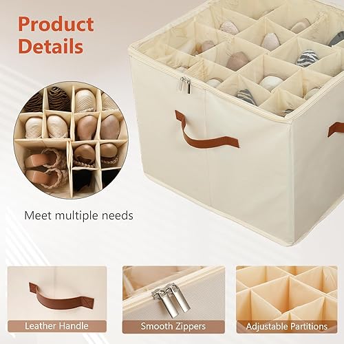 Boite Rangement Chaussure Convient pour 16 Paires