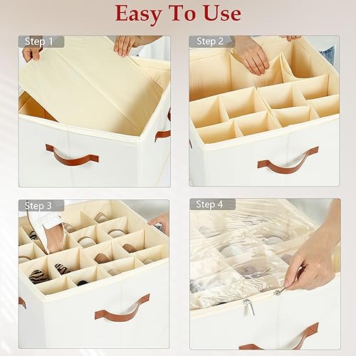 Boite Rangement Chaussure Convient pour 16 Paires