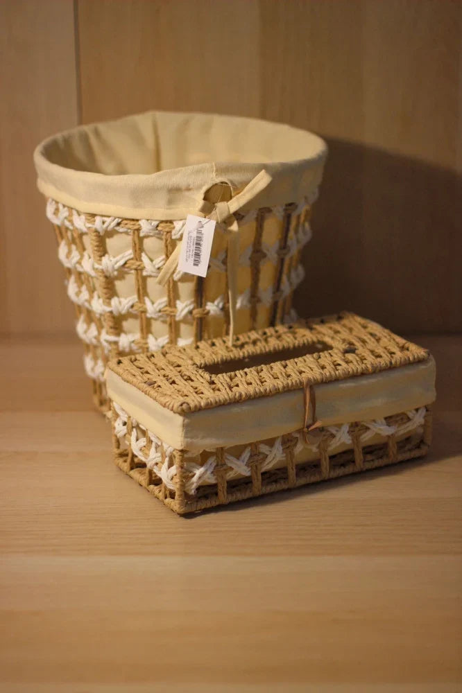 Panier de rangement + Boîte à serviettes