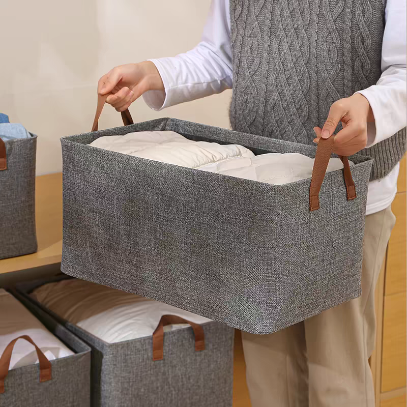 Panier de Rangement en Tissu – Pratique et Élégant