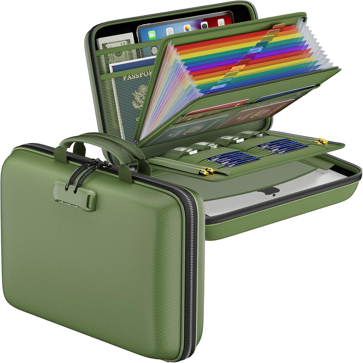 Organisateur de Documents à Coque Rigide