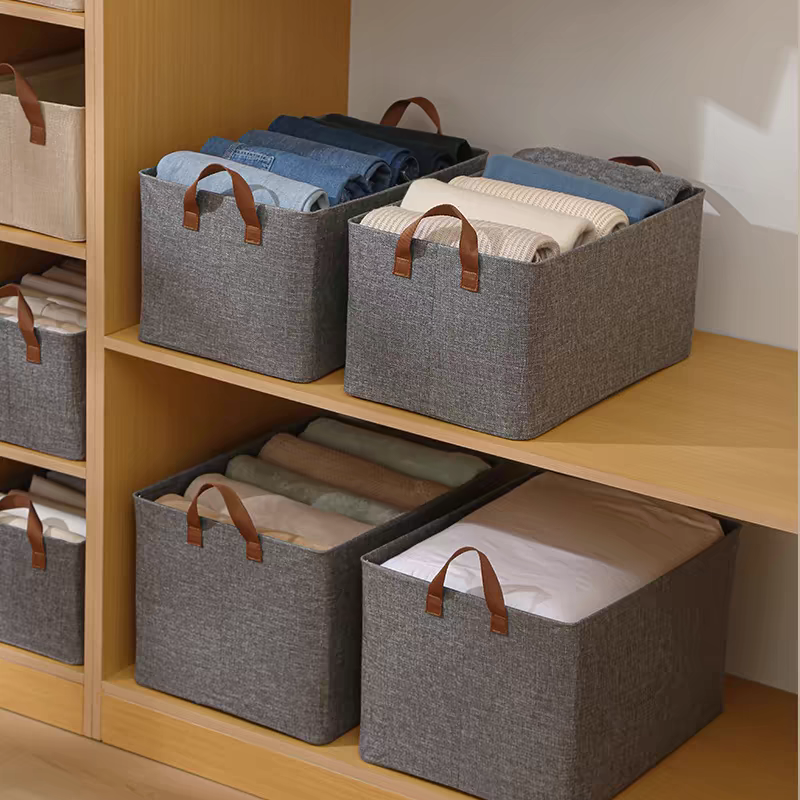 Panier de Rangement en Tissu – Pratique et Élégant