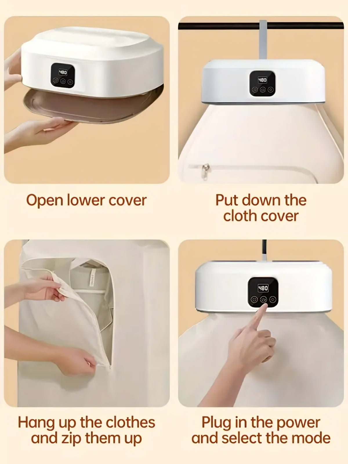 Sèche-linge électrique pliable