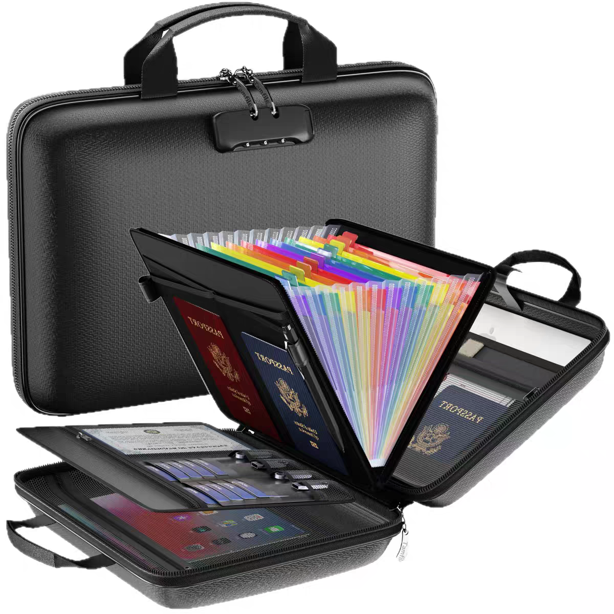 Organisateur de Documents à Coque Rigide